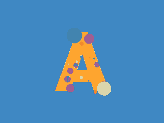 animated letter a gif