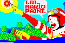 Lol Mario Paint Lol Internet GIF - Lol Mario Paint Lol Internet Mario Paint GIFs