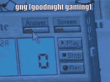 Gng Goodnight Gaming GIF - Gng Goodnight Gaming Gaming GIFs