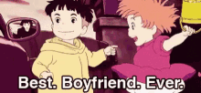 Ponyo Best Boyfriend Ever GIF - Ponyo Best Boyfriend Ever Hug GIFs