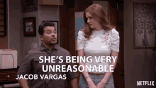 Shes Being Very Unreasonable Jacob Vargas GIF - Shes Being Very Unreasonable Jacob Vargas Maggie Geha GIFs