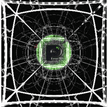 the letter p is surrounded by a green circle