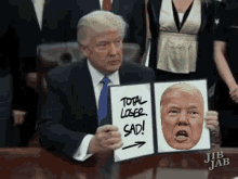 Donald Trump Total Loser GIF - Donald Trump Total Loser Sad GIFs