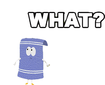 What Towelie Sticker - What Towelie South Park Stickers