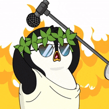 fire rage penguin mic bang