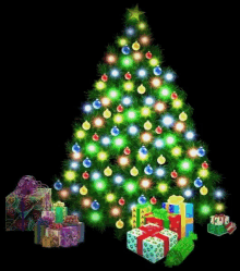 Christmas Tree Joyeux Noel GIF - Christmas Tree Joyeux Noel GIFs