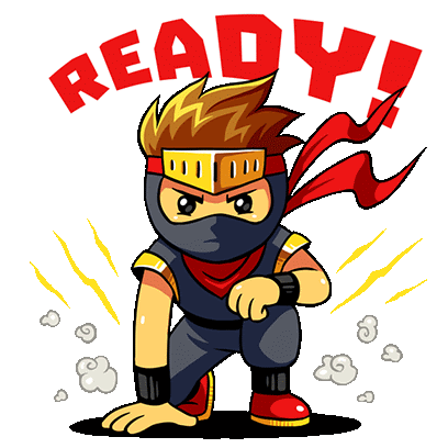 Ninja Action Sticker - Ninja Action Daily Stickers