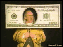 Ben Franklin 100dollar Bill GIF - Ben Franklin 100dollar Bill Dancing GIFs