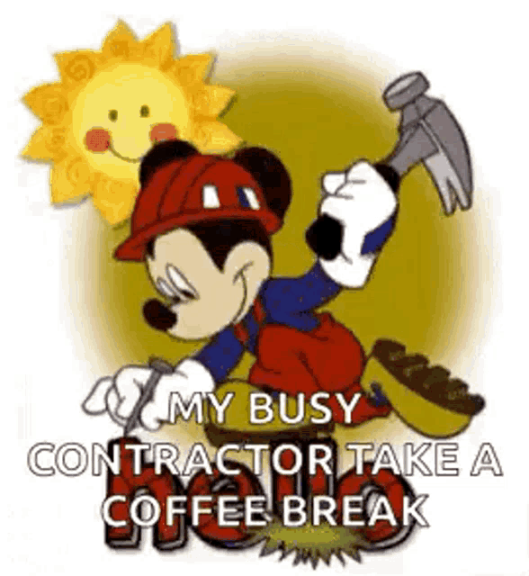 Mickey Mouse - Any excuse for a coffee break! Tag someone who drinks as  much coffee as you do. 😉☕