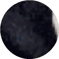 a black circle with a white stripe in the middle of it