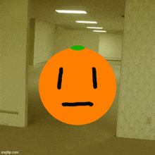Orange Spinning Backrooms GIF - Orange Spinning Backrooms Spin GIFs