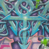 graffiti on a wall that says pixiz in the corner