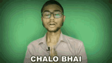 Chalo Bhai Lets Go Bro GIF