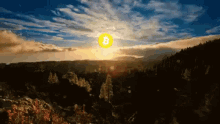 bitcoin sun timelapse light clouds