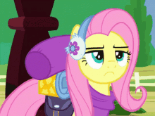 Mlp Fluttershy GIF - Mlp Fluttershy Not Amused GIFs