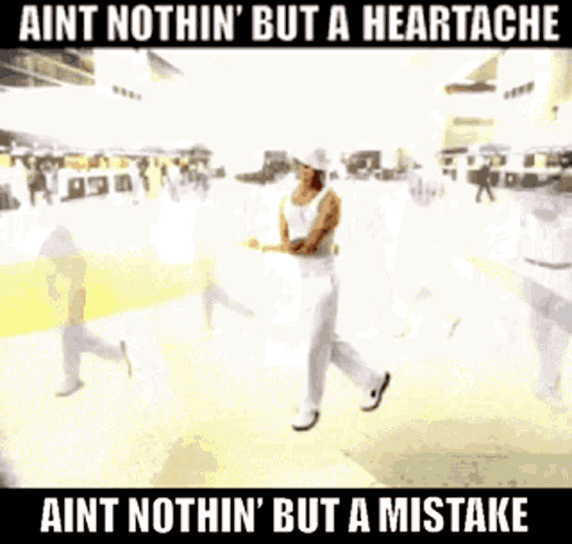 Guess the song title.. Tell me why Ain't nothin' but a heartache Tell me  why Ain't nothin' but a mistake Tell me why I never wanna hear you say I  want