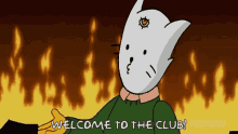 Welcome Welcome To The Club GIF - Welcome Welcome To The Club Fire GIFs