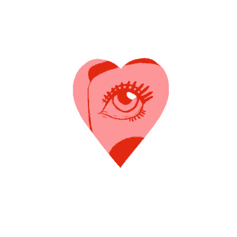 Heart Talking Sticker Eyes Stock Illustration 2345520781