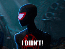 Across The Spider Verse Spider-verse Miles GIF - Across The Spider Verse Spider-verse Miles I Didnt Hes Talking Crazy GIFs