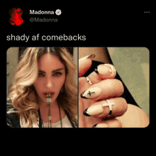 Shady Af Comebacks Madonna GIF - Shady Af Comebacks Madonna Yeriisbetter GIFs