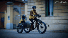 Good Dog The Pack GIF - Good Dog The Pack Cycling With The Dog GIFs
