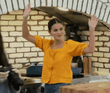 Selena Gomez Selena And Chef GIF - Selena Gomez Selena And Chef Dancing GIFs