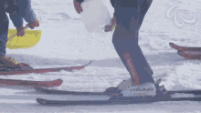 Shoveling Snow Paralympics GIF