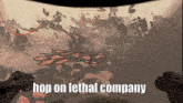 Lethal Company Hop On Lethal Company GIF - Lethal Company Hop On Lethal Company Quicksand GIFs