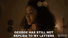 George Has Still Not Replied To My Letters Ruby Barker GIF - George Has Still Not Replied To My Letters Ruby Barker Marina Thompson GIFs