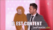 Il Est Content GIF - Jeff Panacloc Il Est Content Blague De Merde GIFs