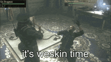 Albert Wesker Resident Evil GIF - Albert Wesker Resident Evil Weskin Time GIFs