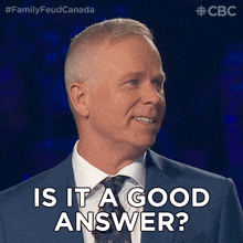 Is It A Good Answer Gerry Dee GIF - Is It A Good Answer Gerry Dee Family Feud Canada GIFs
