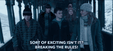 Sort Of Exciting Isnt It Breaking The Rules GIF - Sort Of Exciting Isnt It Breaking The Rules Rebels GIFs