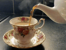 Cup Of Tea Teapot GIF - Cup Of Tea Teapot Cuppa GIFs