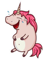 Stellatheunicorn Laugh Sticker