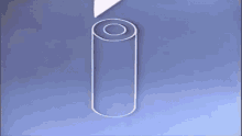 a drawing of a paper clip on a blue wall
