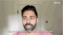 stop calling me old hasan minhaj old age can it stop