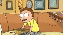 What Am I Eating Morty GIF - What Am I Eating Morty Rick And Morty GIFs