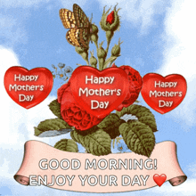 Special Mothers Day Message Mothers Day Red Roses GIF - Special Mothers Day Message Mothers Day Red Roses Moms Day GIFs