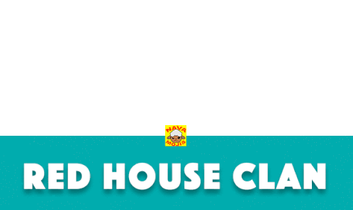 Navamojis Red House Clan Sticker - Navamojis Red House Clan Stickers