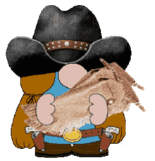 gnome rancher cowboy cowgirl