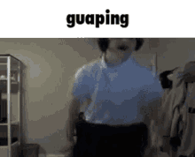 The Guard Guard Trent GIF - The Guard Guard Trent Trent Flossing GIFs