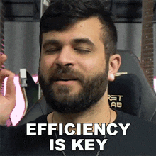 efficiency is key andrew baena be efficient desired results with minimum amount of time