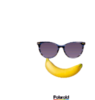 Banana Polaroid Sticker - Banana Polaroid Polaroid Eyewear Stickers