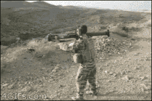 Soldier Bazooka GIF - Soldier Bazooka Fail GIFs