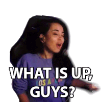 What Is Up Guys Katharine Conti Sticker - What Is Up Guys Katharine Conti Kat Contii Stickers