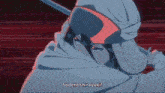a close up of a person 's fist with the words sodenoshirayuki written below it