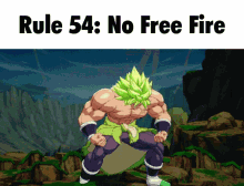 Rule54 Free Fire GIF - Rule54 Free Fire Broly GIFs
