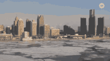 Icy River In Detroit - Detroit GIF - Detroit Icy Ice River GIFs