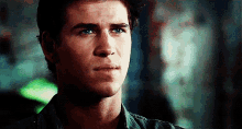 Those Eyes GIF - Hunger Games Gale Stare GIFs